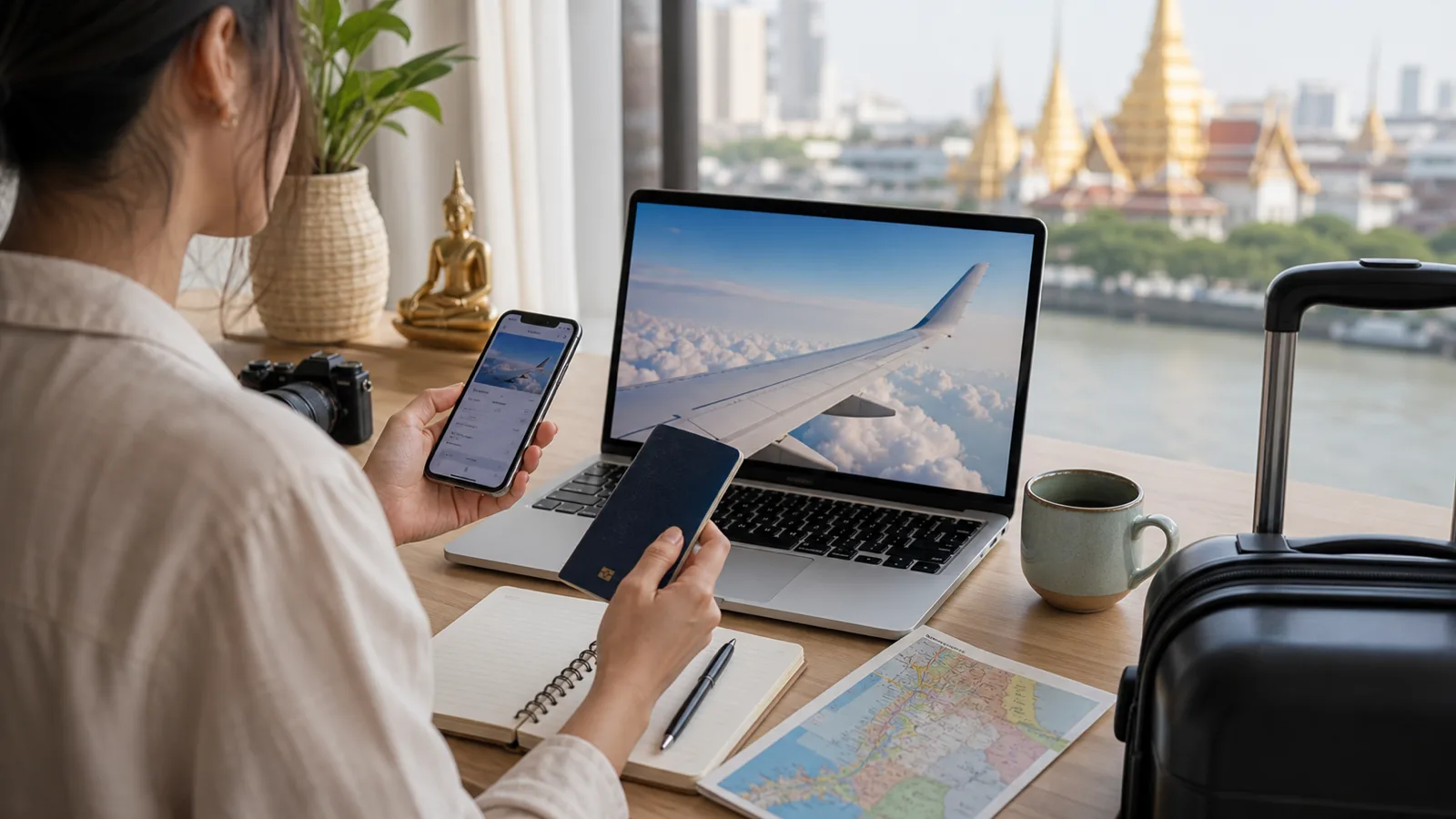 Flight reservation for a Bangkok visa application: how to plan it well