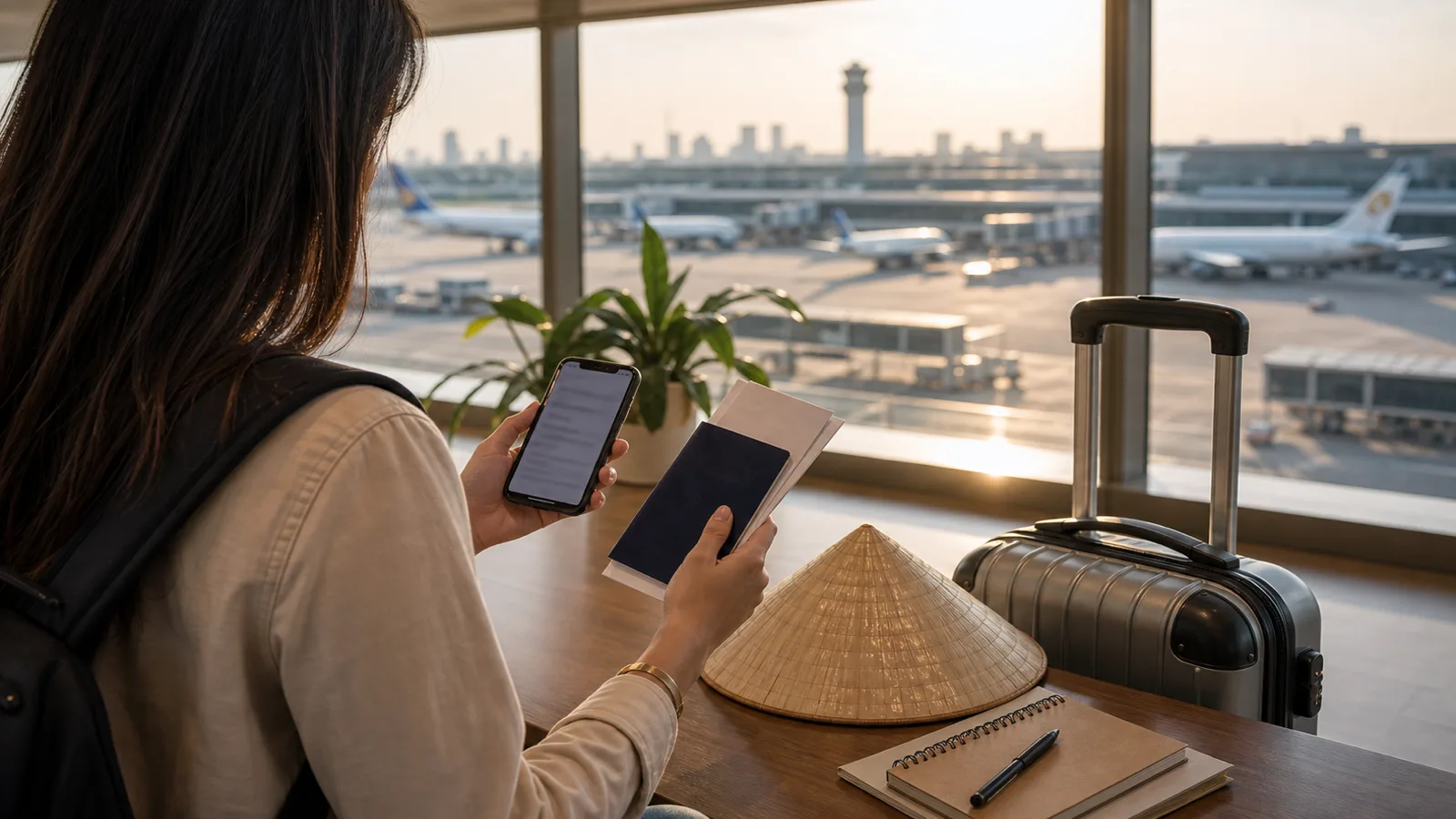 Flight reservation for a Vietnam e-visa: dates, uploads, and one-way plans